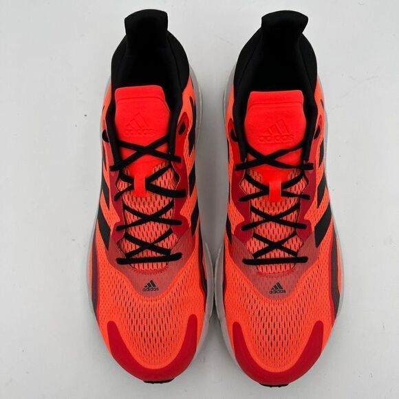adidas SOLARBOOST 3 Shoes - Solar Red | Men's 13 running training Neon - Picture 7 of 11